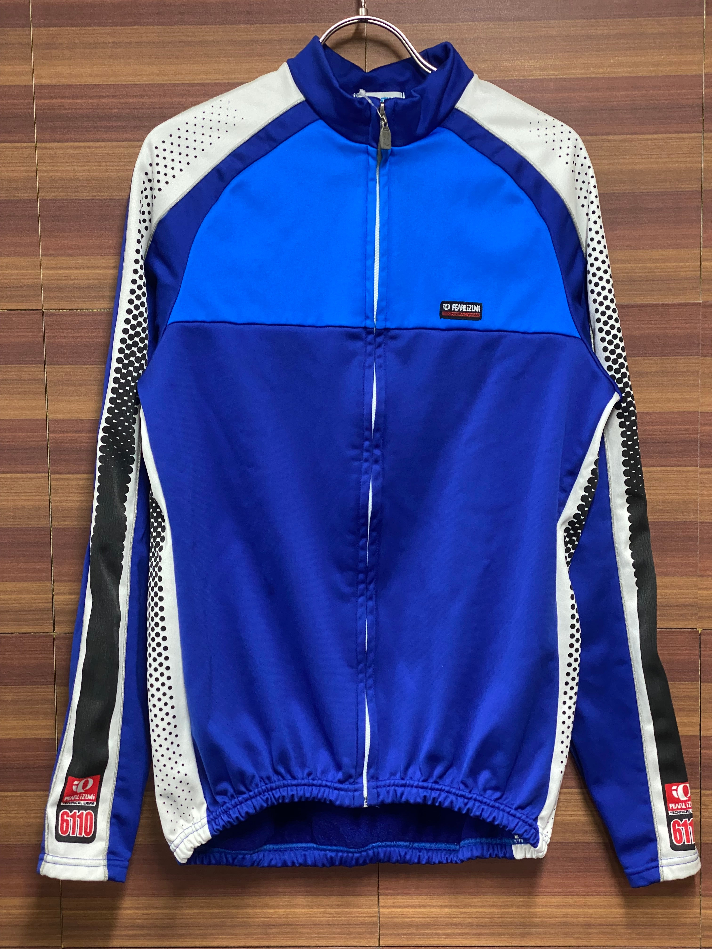 HM544 パールイズミ PEARL iZUMi 長袖 サイクルジャケット 青 紺 XL 裏起毛