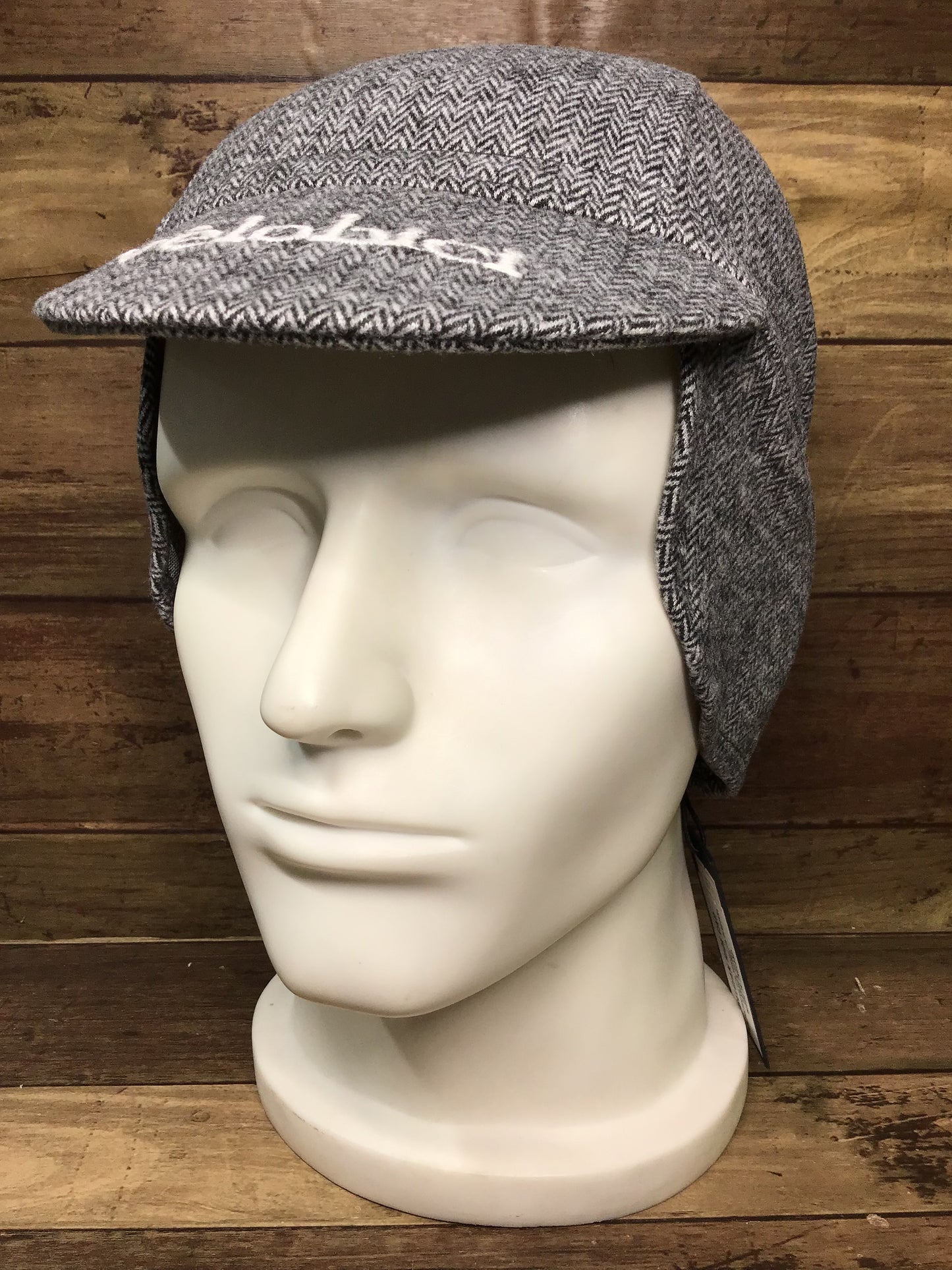 HM300 VELOBICI ヴェロビチ Belgian Cap サイクルキャップ Fawn Herringbone グレー L/XL