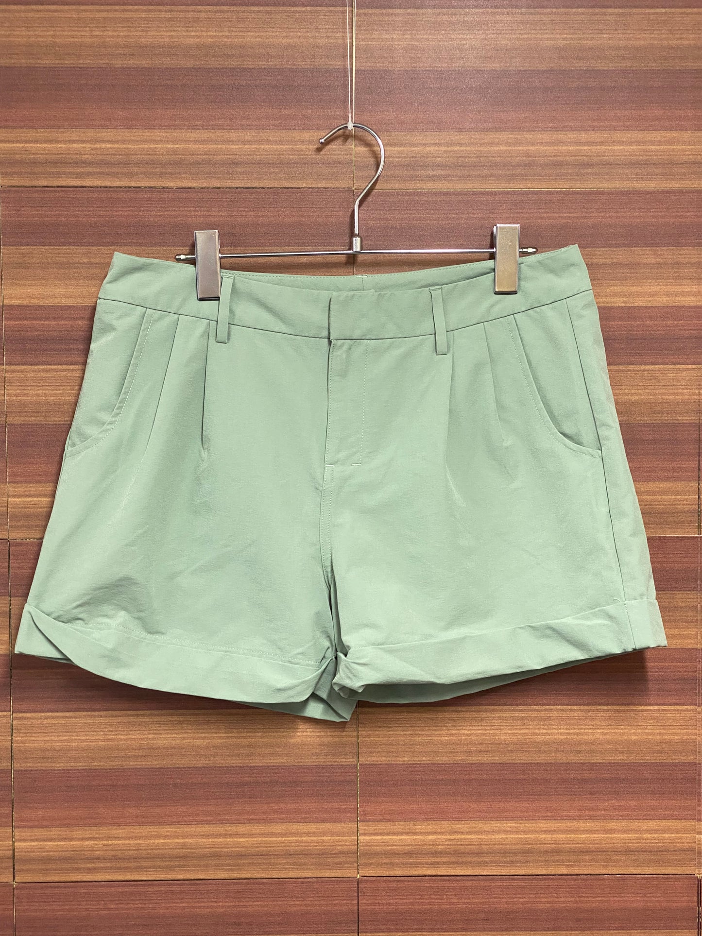 HG754 ラファ Rapha WOMENS TURN-UP SHORTS ハーフパンツ S 緑