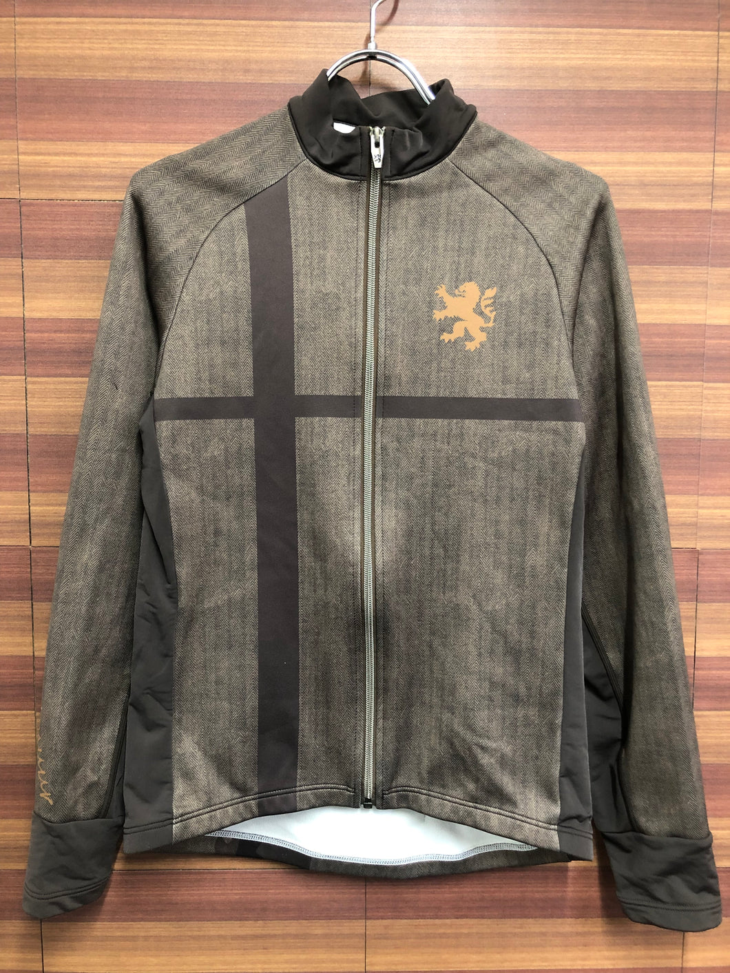 GV862 カペルミュール KAPELMUUR 裏起毛 長袖 サイクルジャケット 茶 M