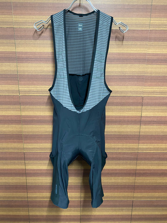 HH047 ラファ Rapha カーゴビブショーツ CARGO BIB SHORTS 黒 XS ※パッド内側擦れ、汚れ