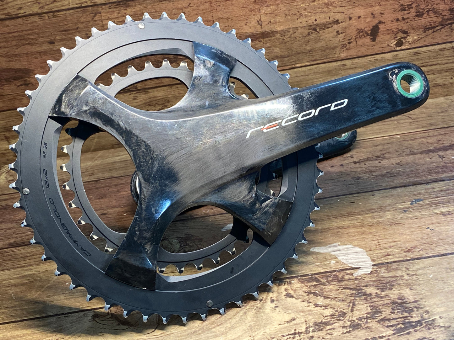 HK856 カンパニョーロ Campagnolo レコード Record ウルトラトルク クランクセット 172.5mm 52-36T 12s対応