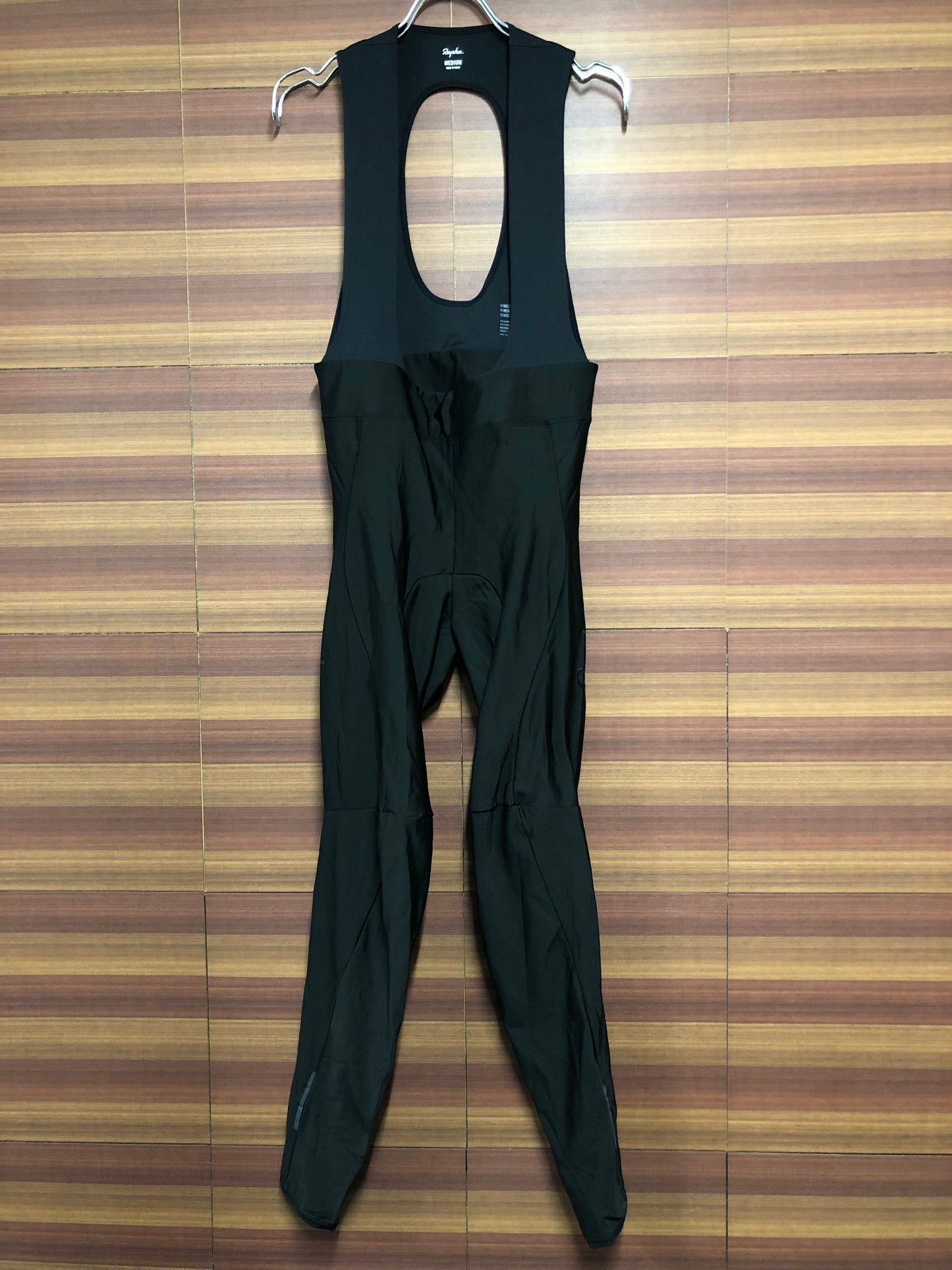 HK619 ラファ Rapha コアウインタータイツ CORE WINTER TIGHTS ビブタイツ ブラック M パッドなし ※擦れあり