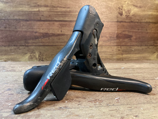 GF299 スラム SRAM レッド RED E-TAP ダブルタップレバー ブレーキキャリパー セット 2x11S 電動 傷大 ※動作確認済 内部腐食大の為ジャンク