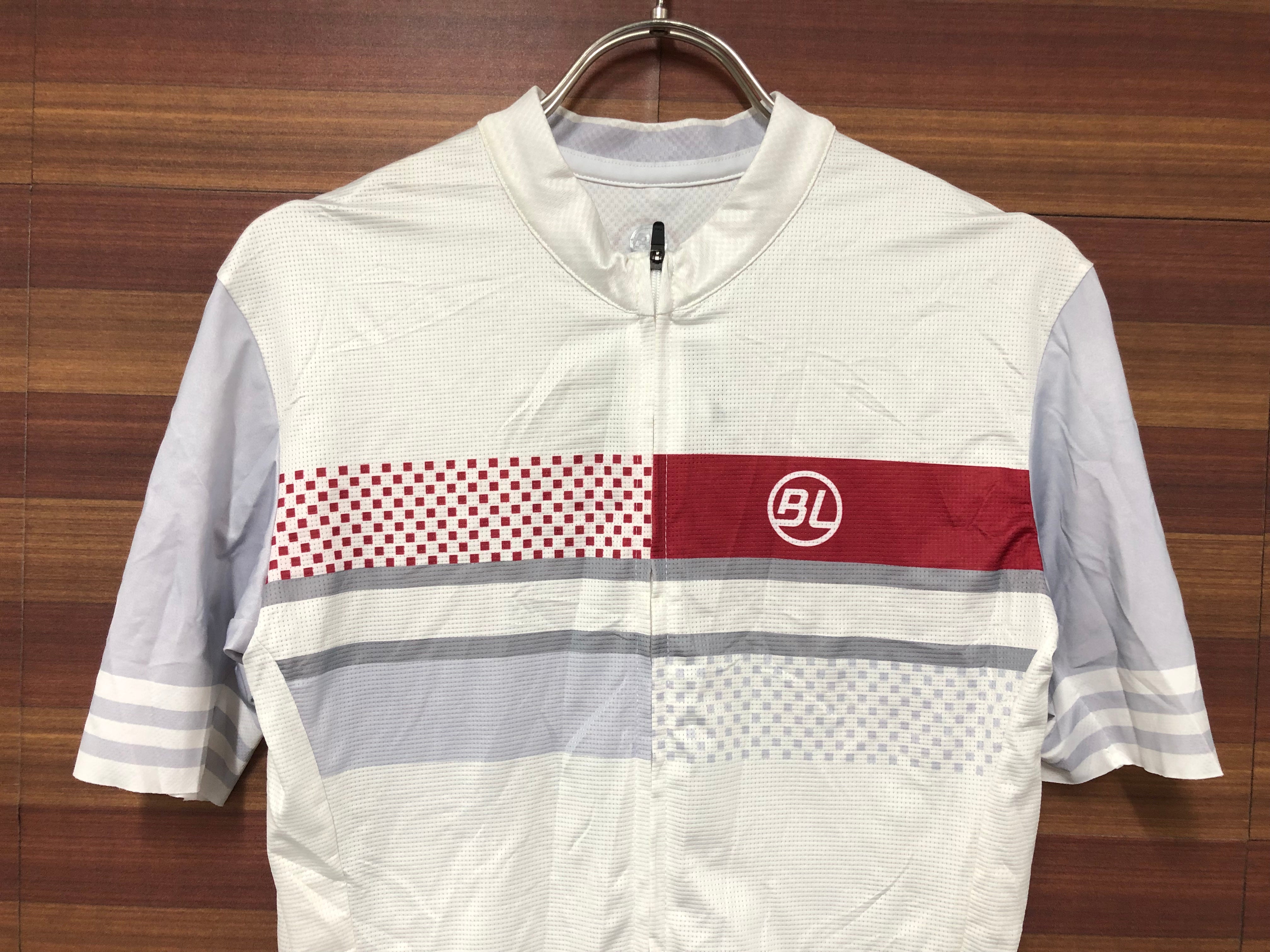 FW152 バイシクルライン bicycle line 半袖 サイクルジャージ 白 S