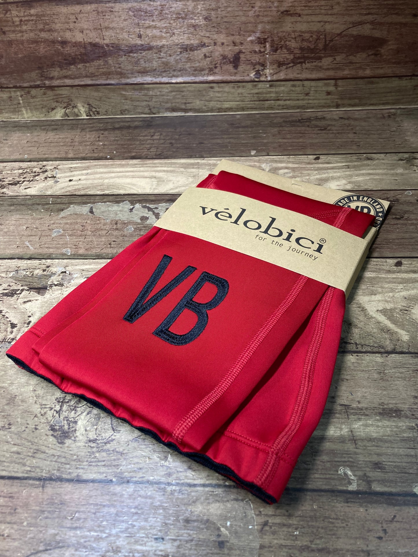 HM306 VELOBICI ヴェロビチ Zip Thermal Legwarmers レッグウォーマー Velvet Red 赤 M