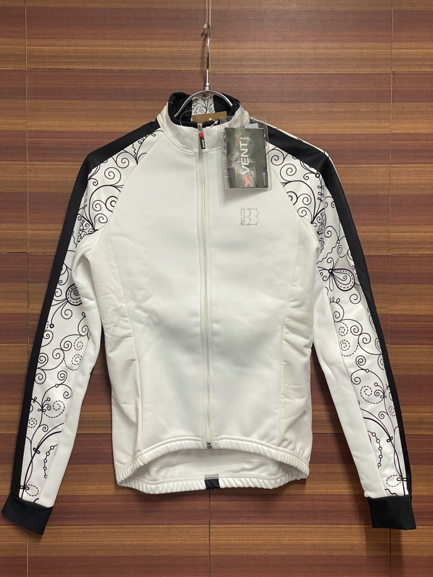 HP009 ビエンメ BIEMME 15FW B-WOW JACKET サイクルジャケット LADY WHITE/BLACK White/Black XS