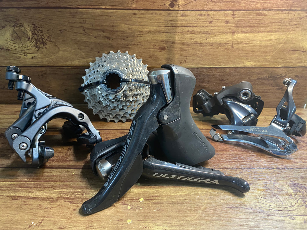 GN215 シマノ SHIMANO アルテグラ 6800 STI BR FD RD FC CS コンポセット