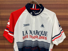 画像をギャラリービューアに読み込む, FX337 ルコックスポルティフ le coq sportif 半袖サイクルジャージ 白紺赤 L
