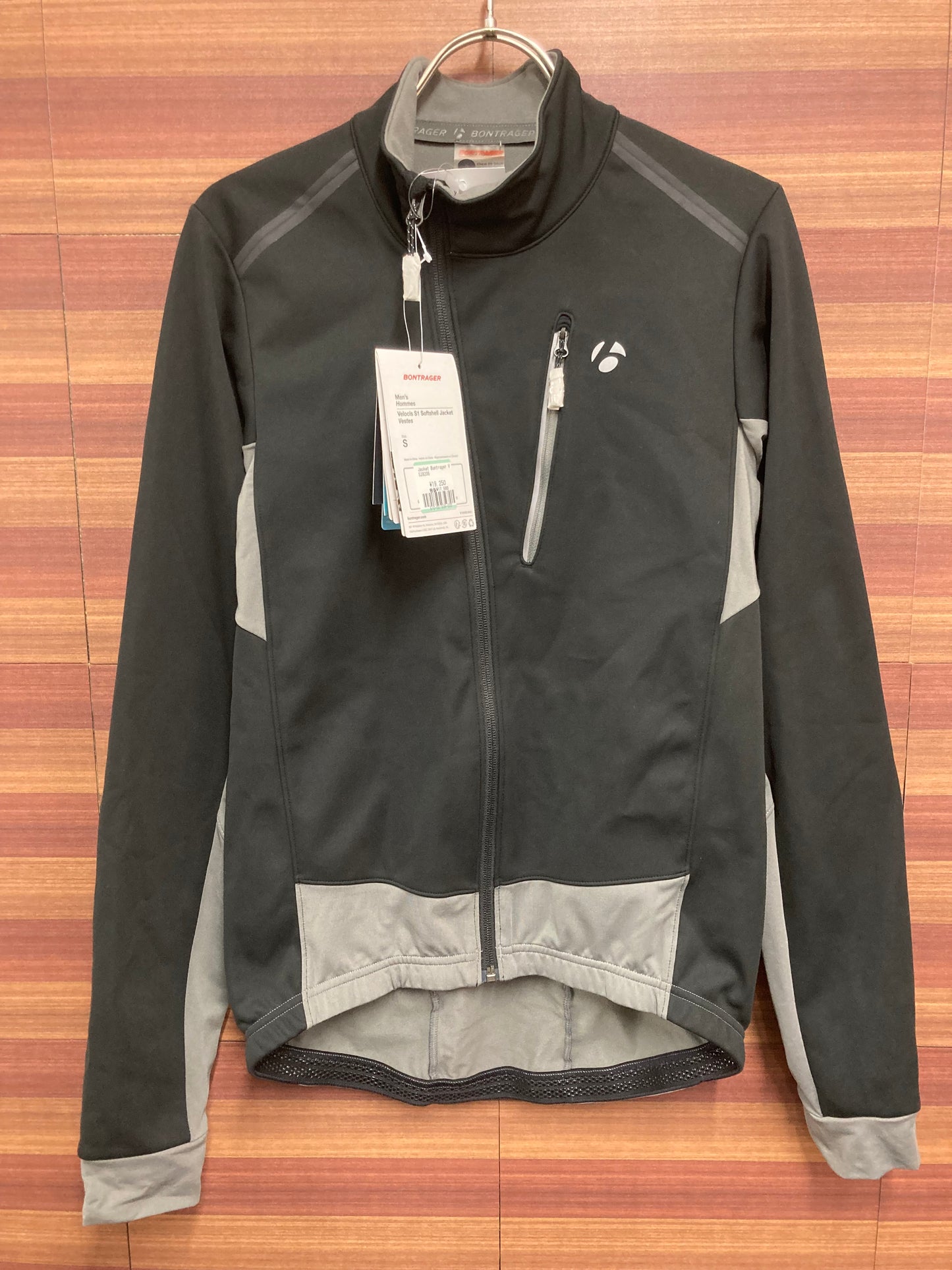 GG857 ボントレガー BONTRAGER Velocis S1 Softshell Jacket 長袖 サイクルジャケット S 黒 裏起毛