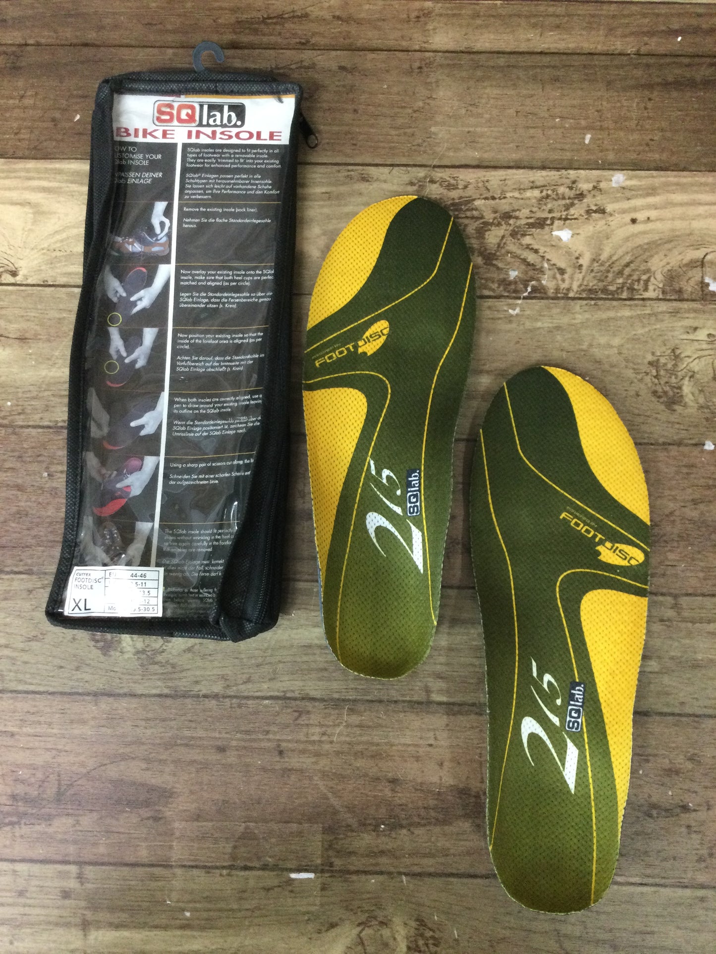 FQ685 SQ lab BIKE INSOLE インソール 215 XL