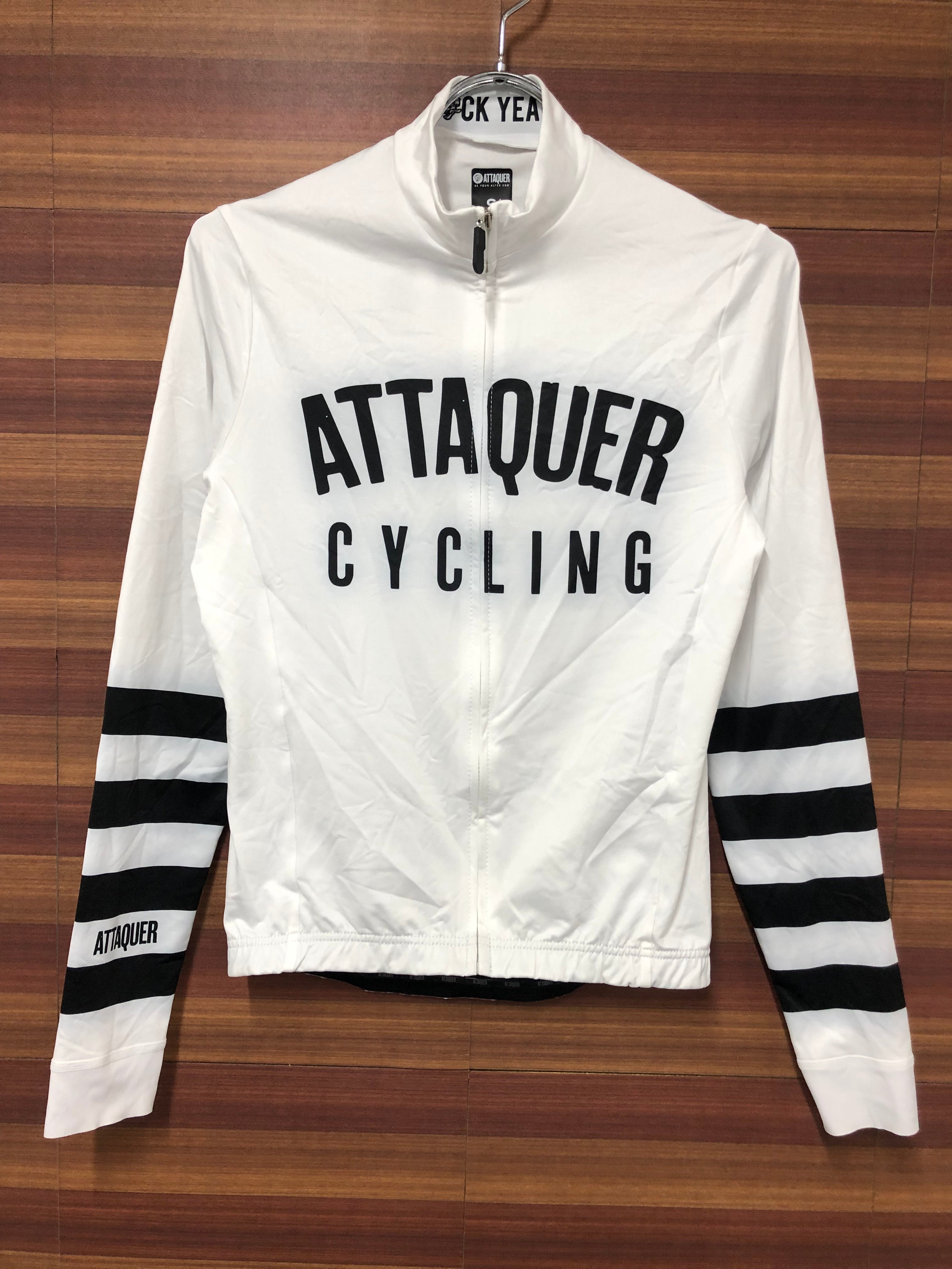 HA719 アタッカー ATTAQUER 長袖サイクルジャージ 白黒 S – BICI AMORE