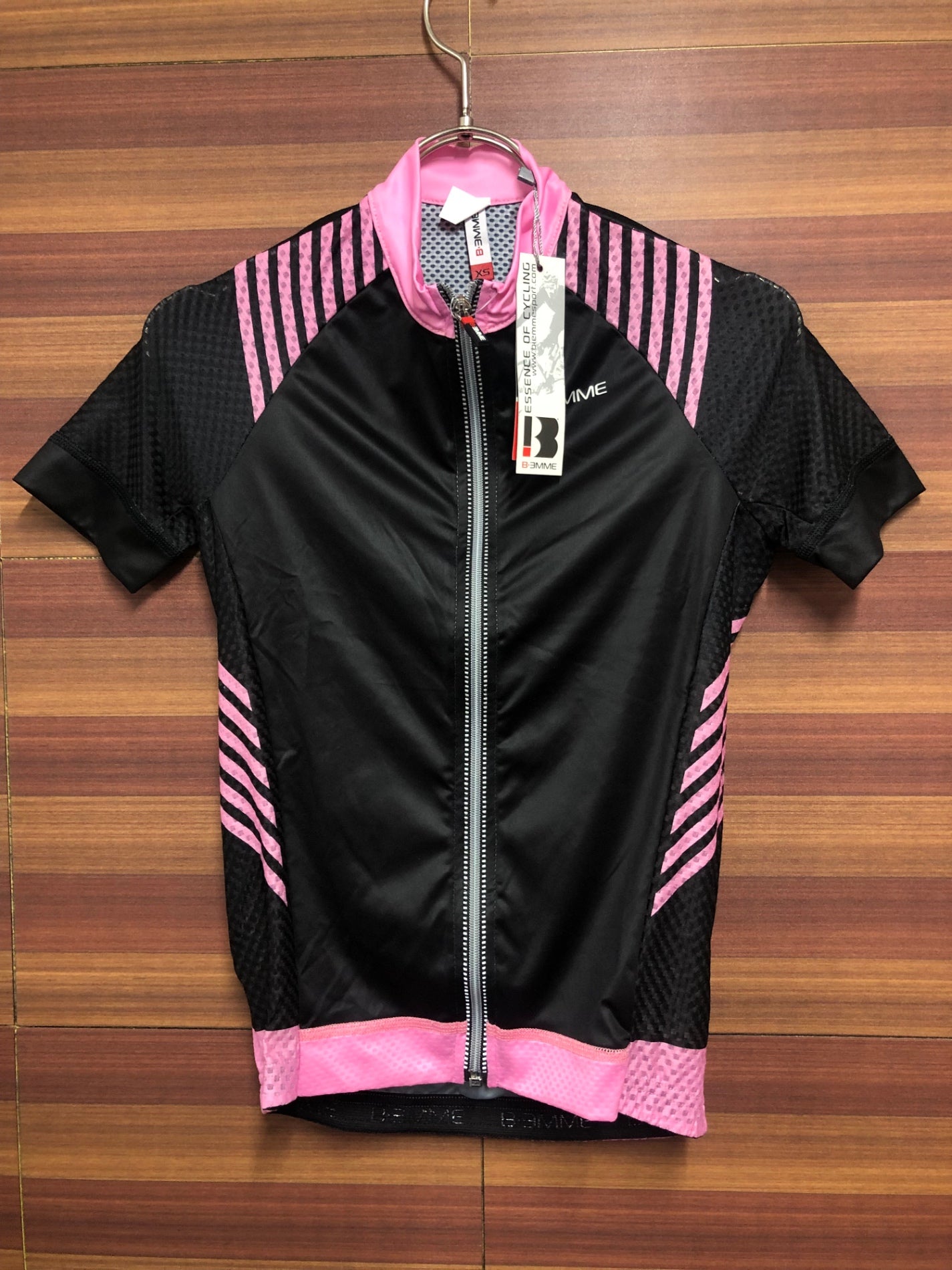 HO965 ビエンメ BIEMME 16SS SHARP JERSEY サイクルジャージ LADY BLACK/PINK Black/Pink XS