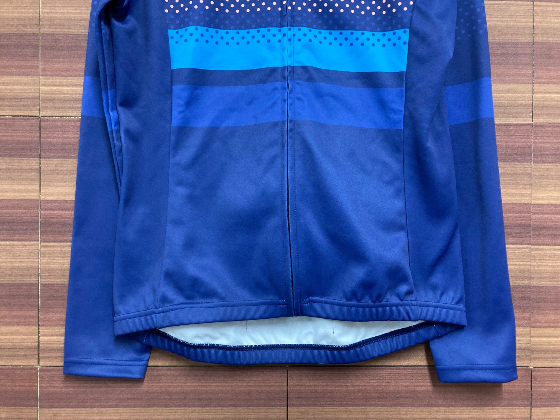 HQ253 パールイズミ PEARL iZUMi 長袖 サイクルジャケット 青 紺 L 裏