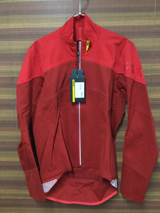 HO280 マビック MAVIC COSMIC PRO SHOFTSHELL JACKET 長袖サイクルジャケット 赤 L