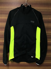 画像をギャラリービューアに読み込む, GE027 ゴアバイクウェア GORE BIKE WEAR 長袖サイクルジャケット 黒 M GORE WINDSTOPPER
