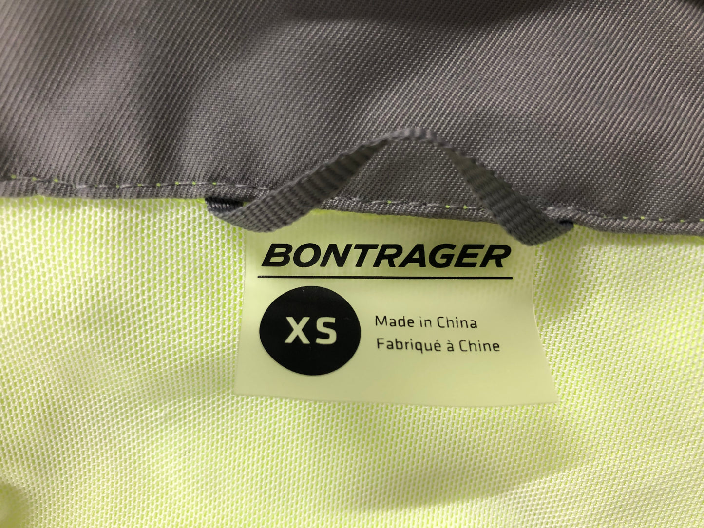 GG859 ボントレガー BONTRAGER Circuit Wind Jacket ウィンドブレーカー 黄緑 XS