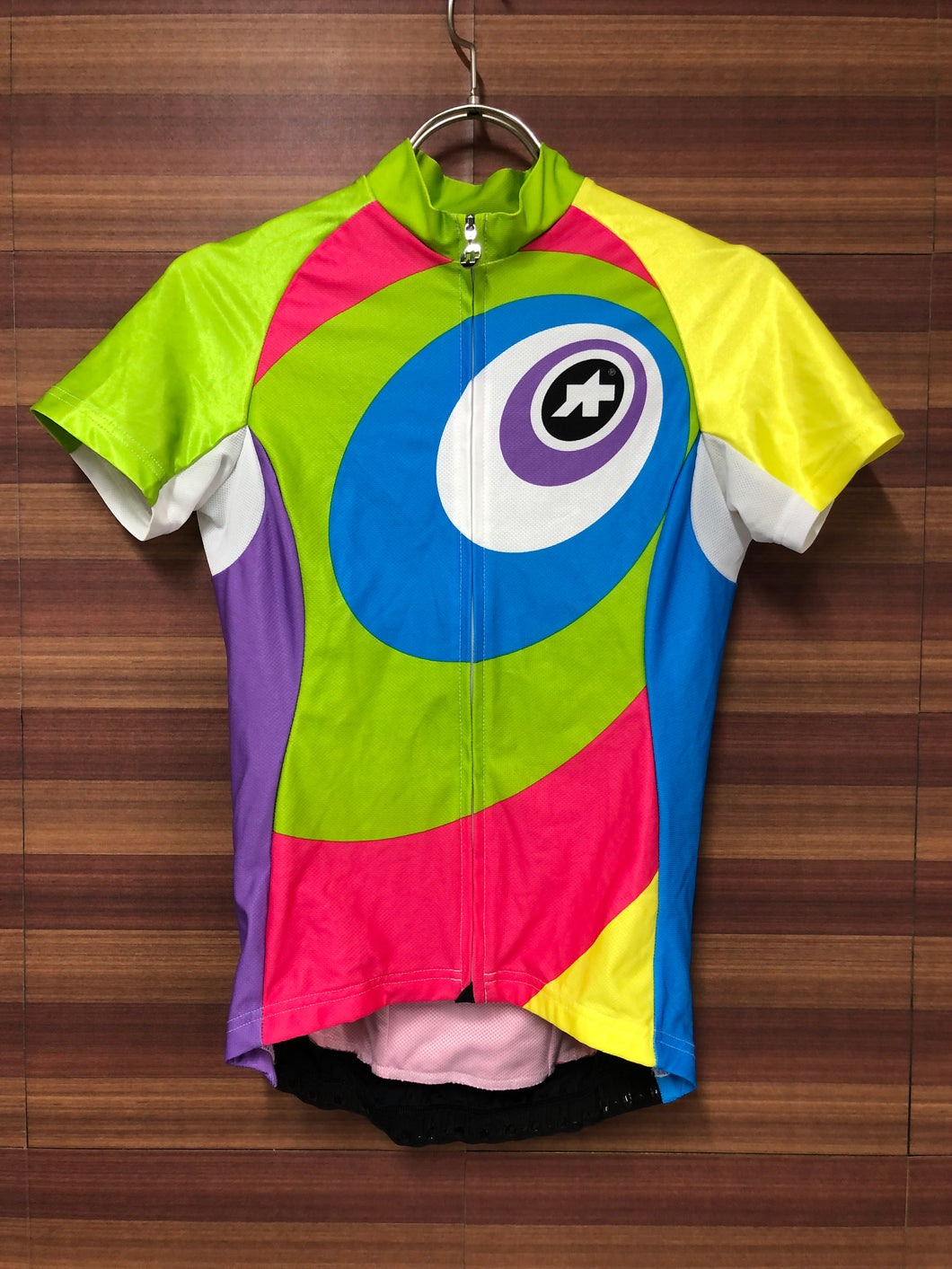 FP881 アソス Assos レディース 半袖 サイクルジャージ 総柄 S