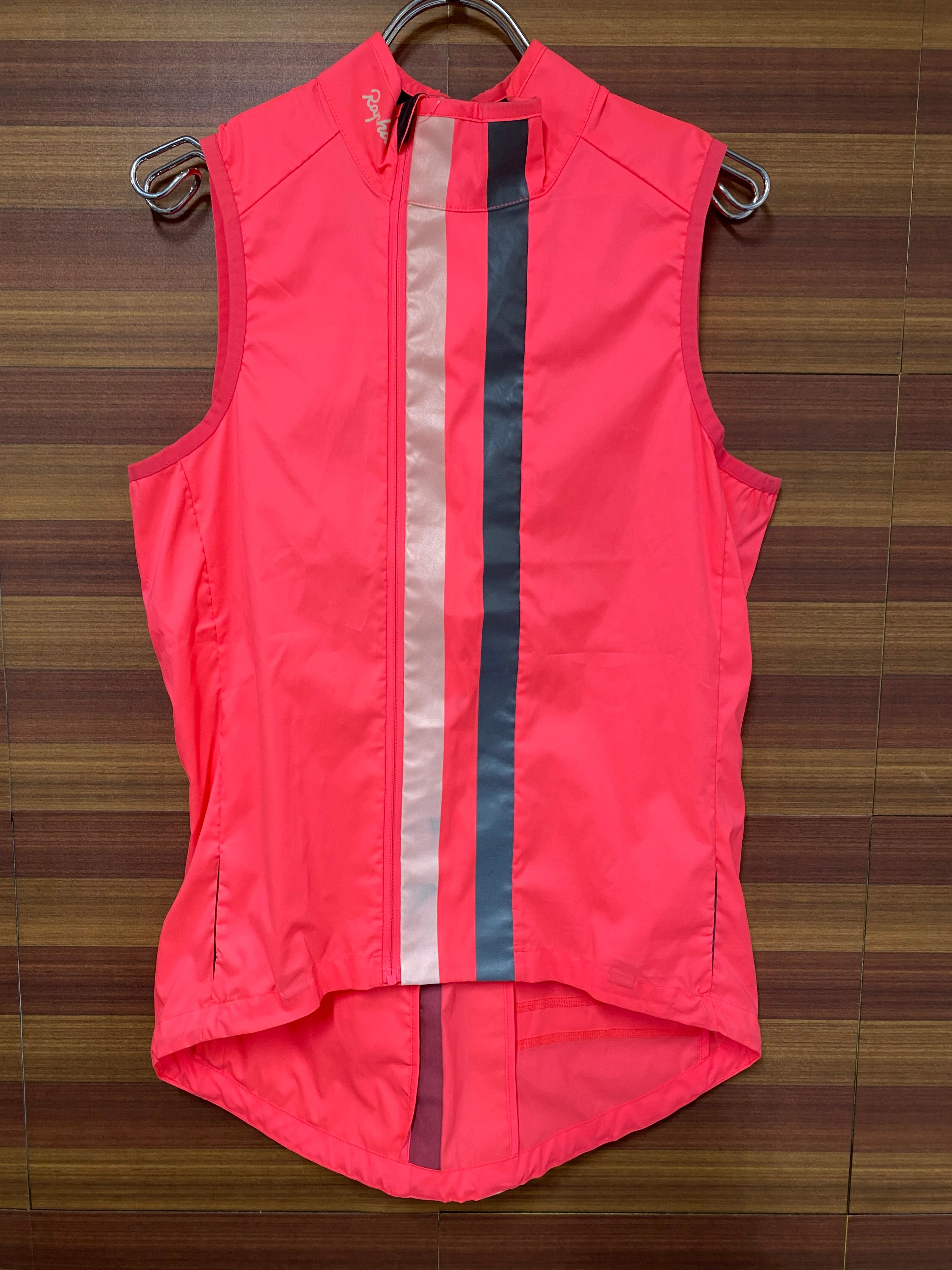 HG914 ラファ Rapha HI-VIS GILET ジレ サイクルベスト ピンク S ※汚れ