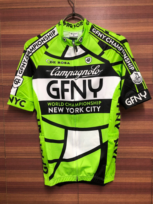 HO882 ビエンメ BIEMME 2017 GRAN FONDO NY SS JERSEY サイクルジャージ グリーン S