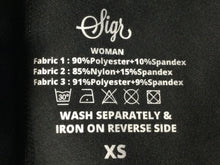 画像をギャラリービューアに読み込む, GN547 ★ シーガ― Sigr RIKSVAG 92 CARGO LONG WOMEN ビブタイツ 黒 裏起毛 XS
