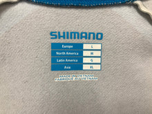 画像をギャラリービューアに読み込む, GX008 シマノ SHIMANO 長袖サイクルジャージ 裏起毛 XL 黒青※毛玉有
