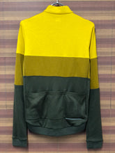 画像をギャラリービューアに読み込む, GW182 ラファ Rapha トリコロール ロングスリーブジャージ TRICOLOUR LONG SLEEVE JERSEY 長袖 黃 茶 S
