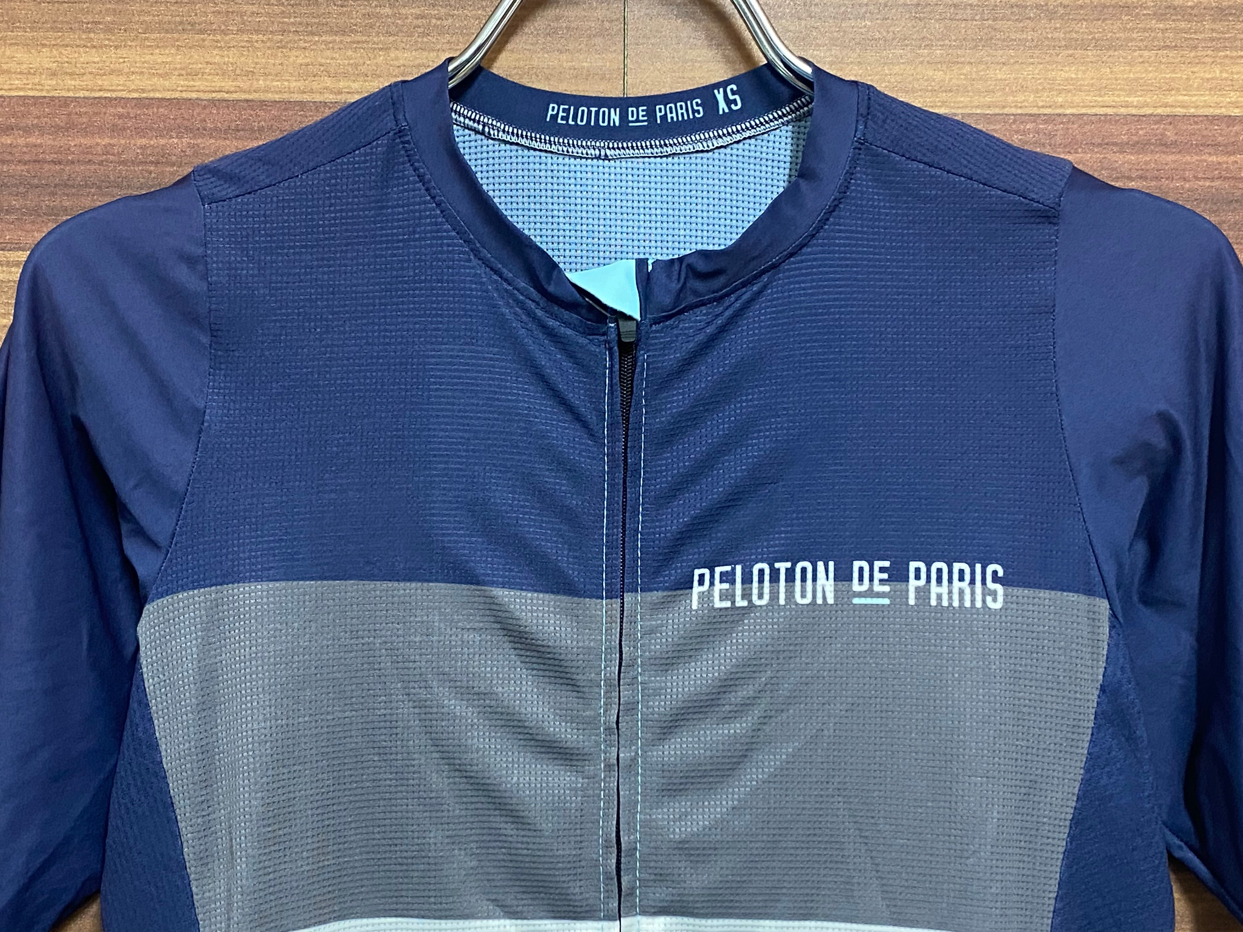 HI118 プロトンドパリ PELOTON DE PARIS 半袖 サイクルジャージ 紺 XS