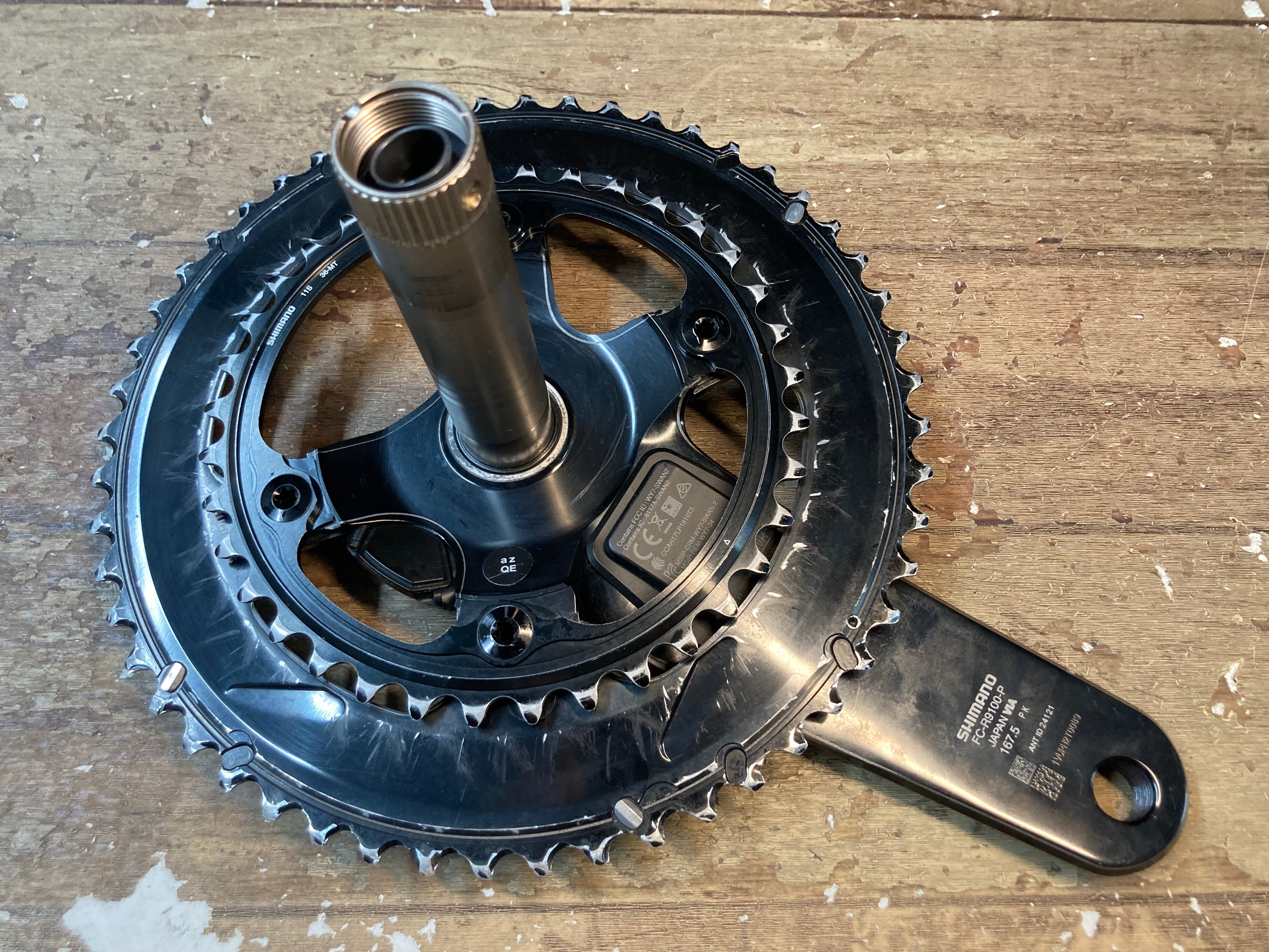 GX610 シマノ SHIMANO デュラエース DURA-ACE FC-R9100-P 両側計測