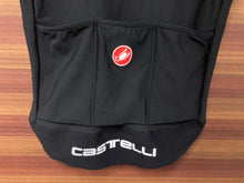画像をギャラリービューアに読み込む, GE807 カステリ CASTELLI ゴアウィンドストッパー ロッソコルサ 半袖 サイクルジャージ 黒 L 使用感あり
