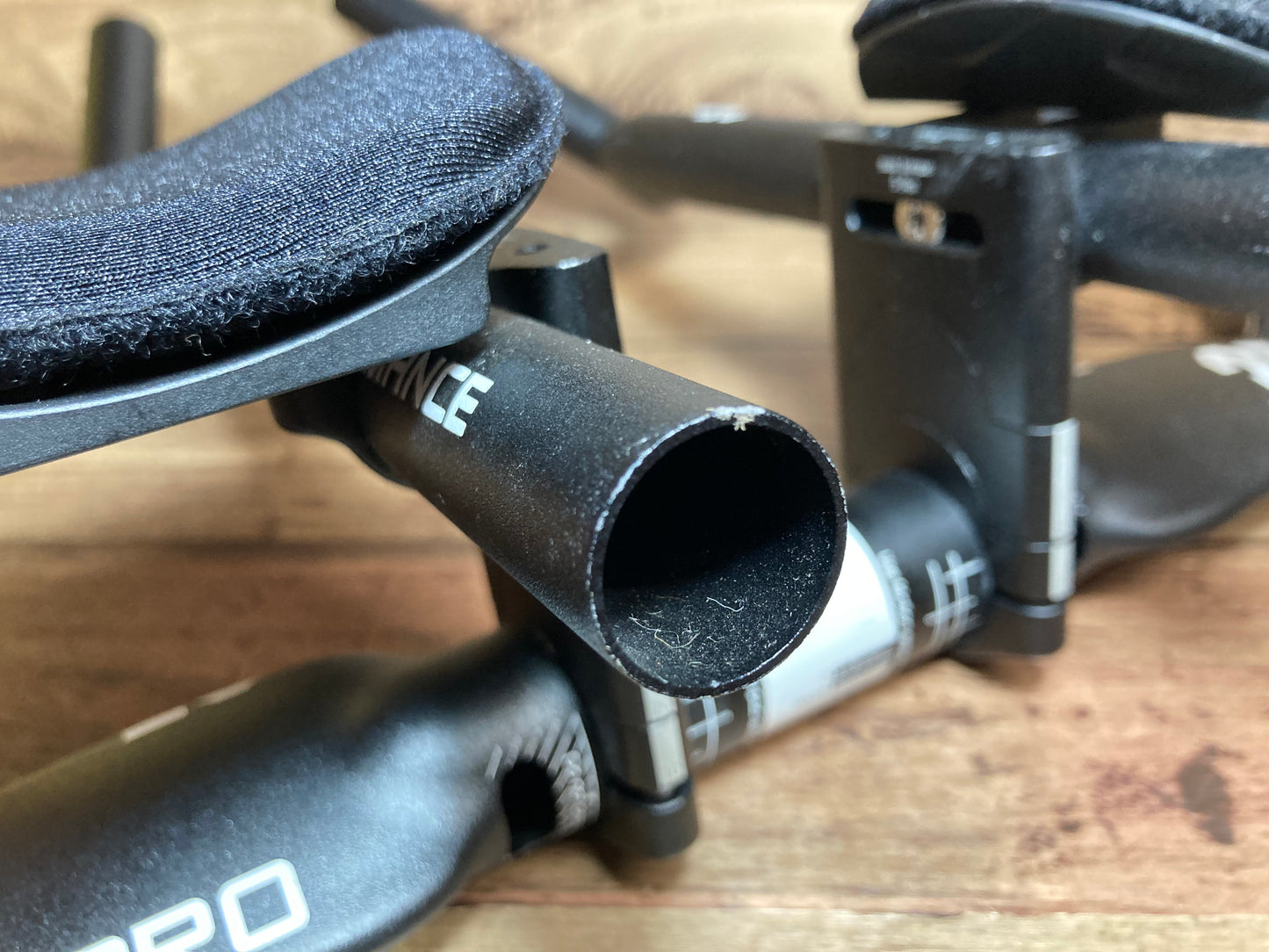 HJ113 3T VOLA-PRO アルミ エアロ TT DHバー Φ31.8 C-C420mm L実測350mm