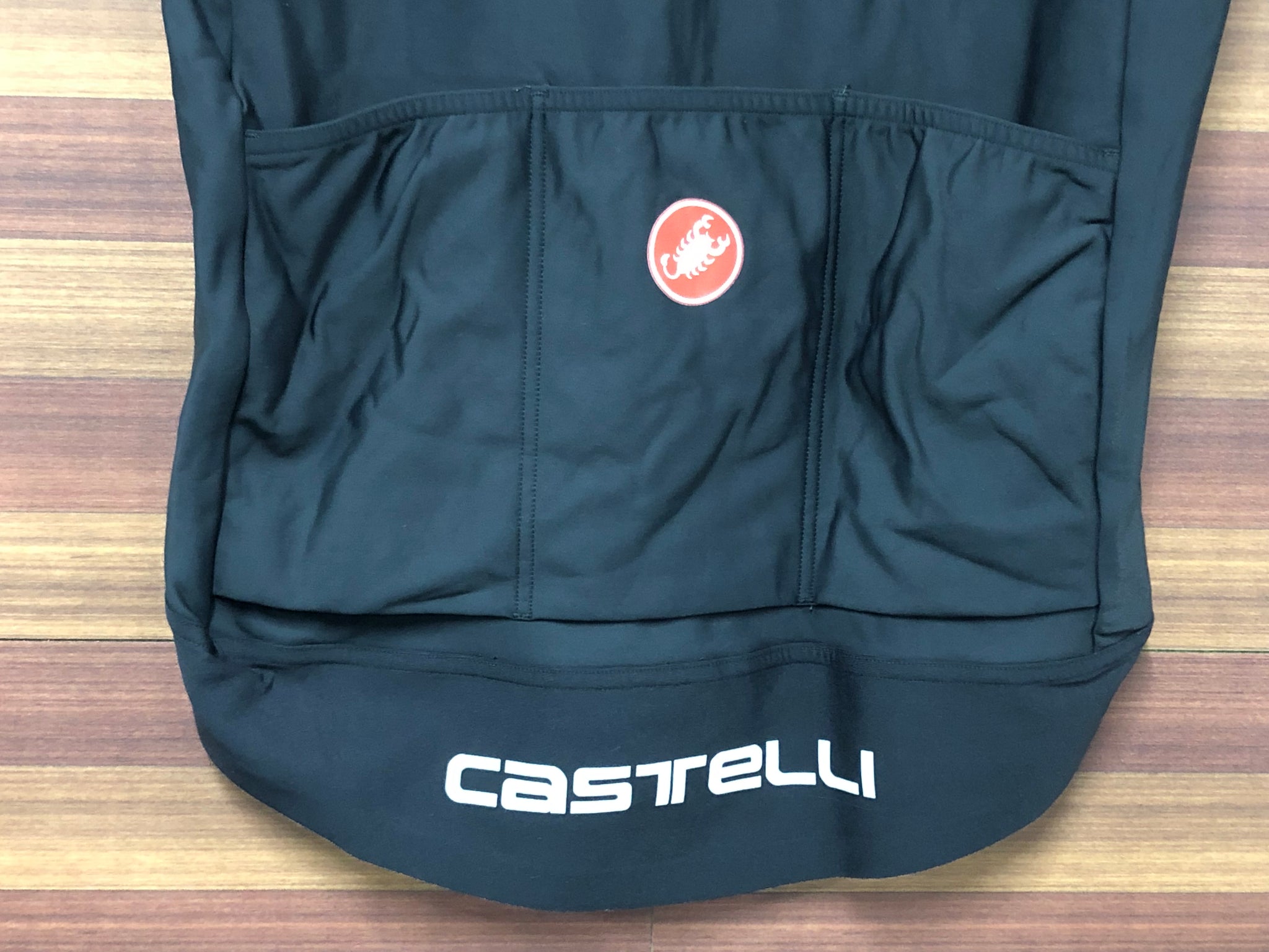 GL367 カステリ CASTELLI ゴアテックス ウィンドストッパー 半袖 ソフトシェルジャケット オレンジ L