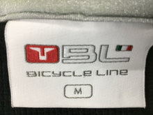 画像をギャラリービューアに読み込む, GP635 バイシクルライン Bicycle Line 裏起毛 サイクルジャケット 黒白 M
