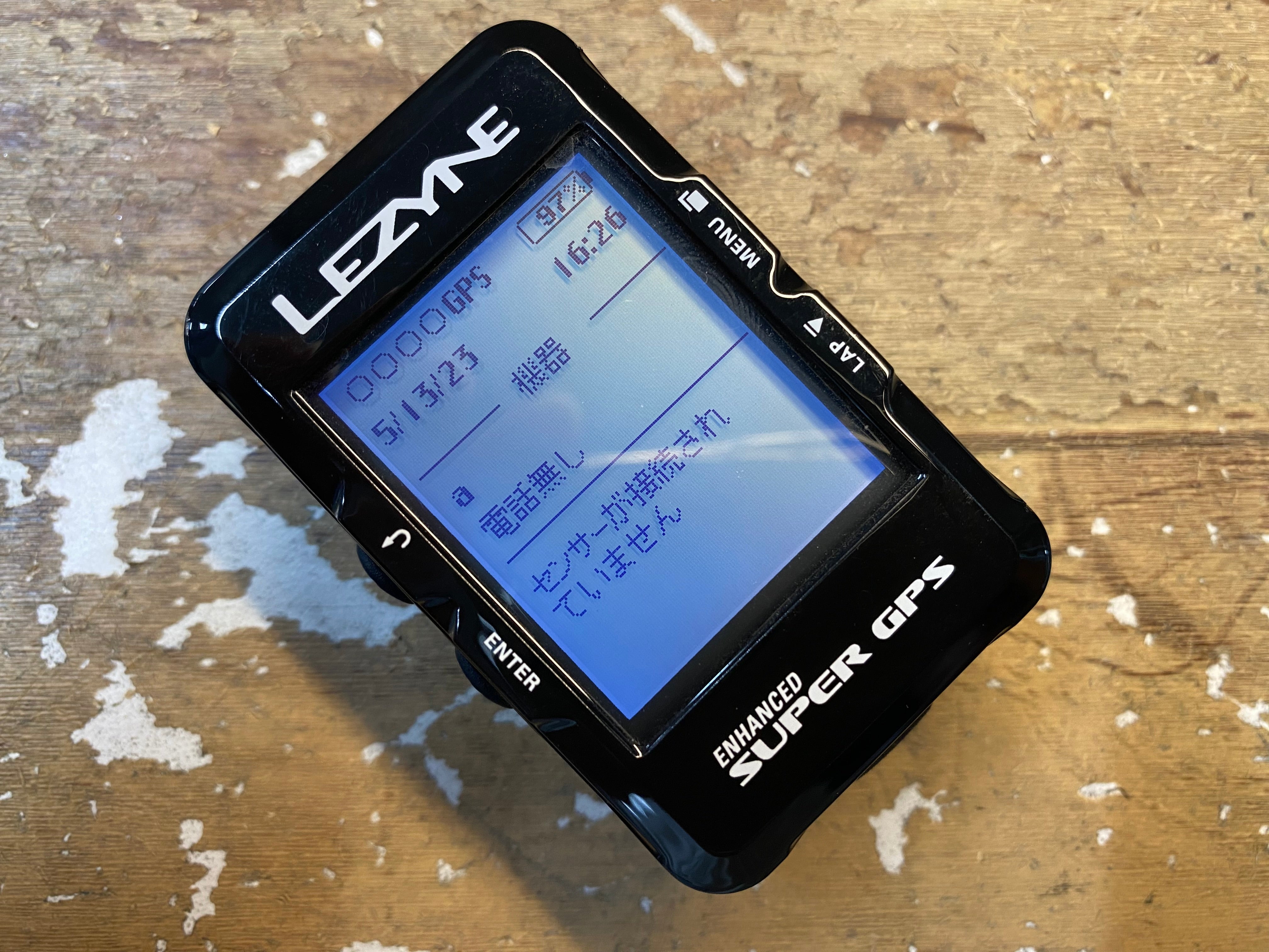 GU295 レザイン LEZYNE ENHANCED SUPER GPS サイクルコンピューター