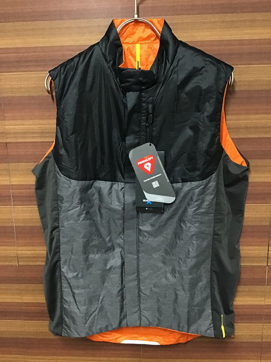 HO226 マビック MAVIC ALLROAD INSULATE VEST サイクルベスト 黒グレー M PERTEX Y FUSE