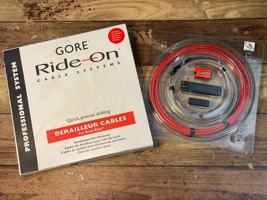 HI027 ゴア GORE ライドオン Ride-On ケーブルシステム シフトケーブル カンパニョーロ用 赤
