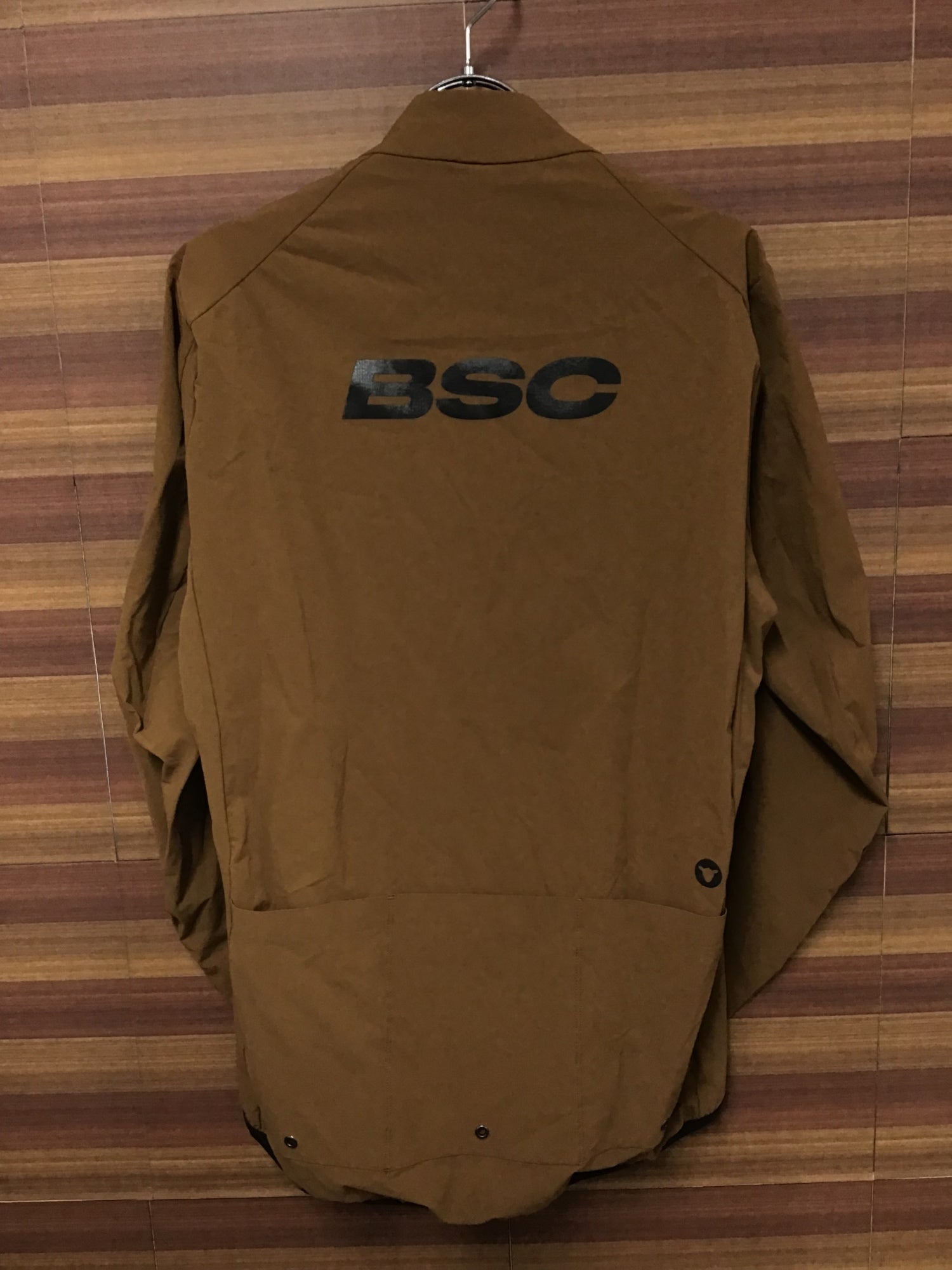 HO672 ブラックシープ BLACK SHEEP MICRO JACKET 長袖 サイクルジャケット 茶 L 防風