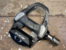 画像をギャラリービューアに読み込む, GY738 シマノ SHIMANO 105 PD-R7000 ビンディングペダル SPD-SL ※軸回転スレ感あり、ガリ傷
