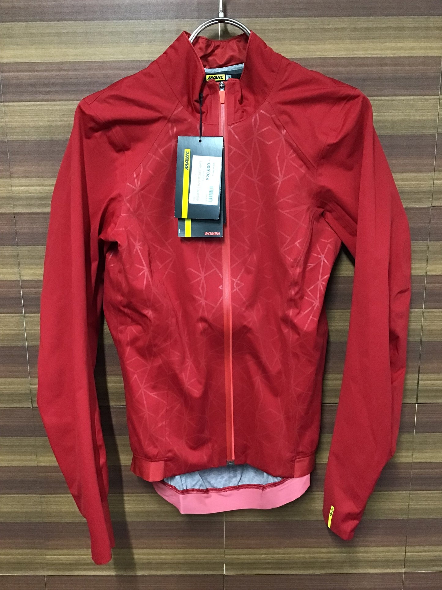 HO236 マビック MAVIC SEQUENCE H20 JACKET 長袖サイクルジャケット 赤 S レディース