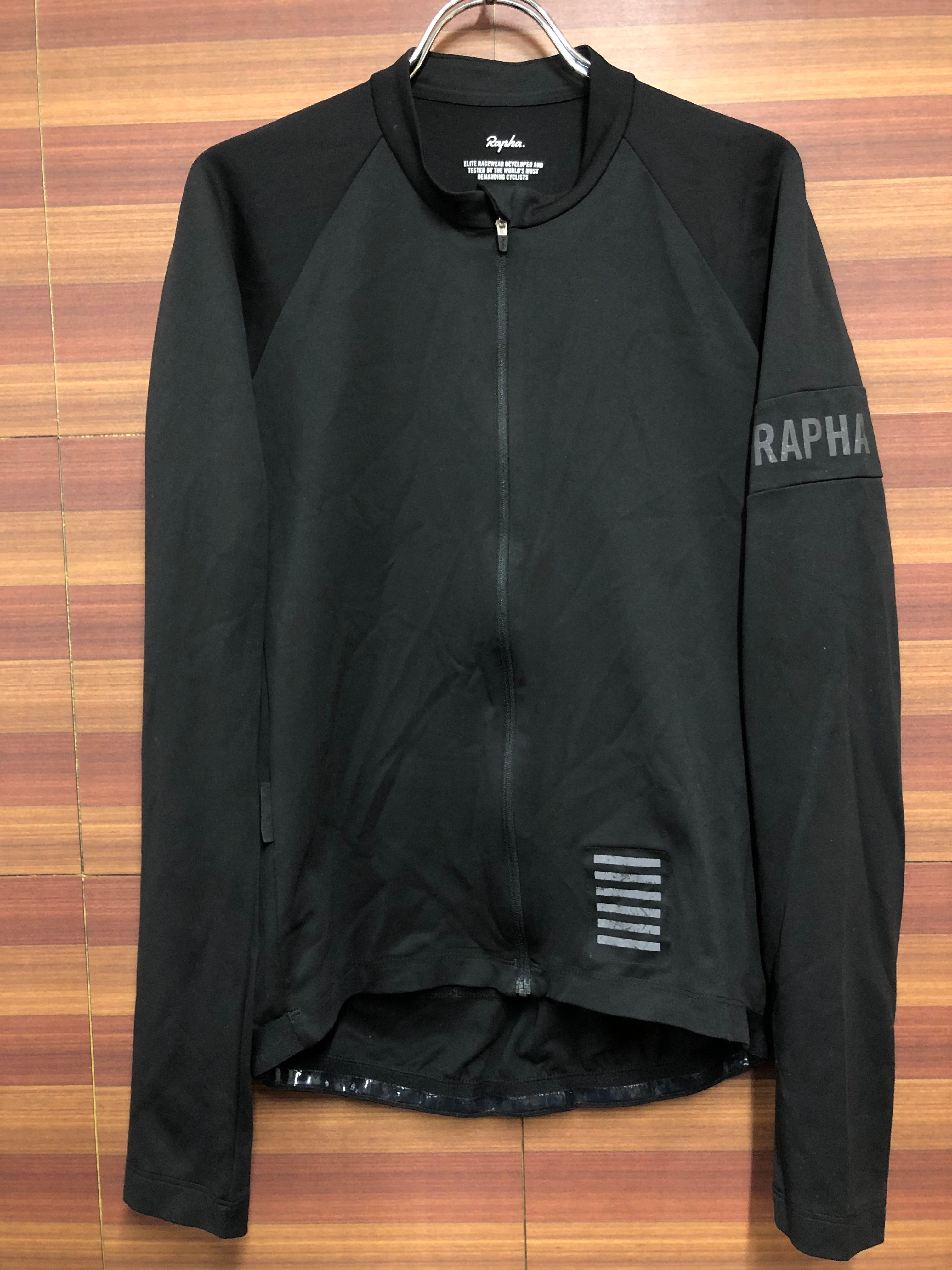 得価再入荷FT880 ラファ Rapha プロチームトレーニングジャージ RCC ANNUAL PROTEAM LONG SLEEVE TRAINING JERSEY M アイボリー Mサイズ