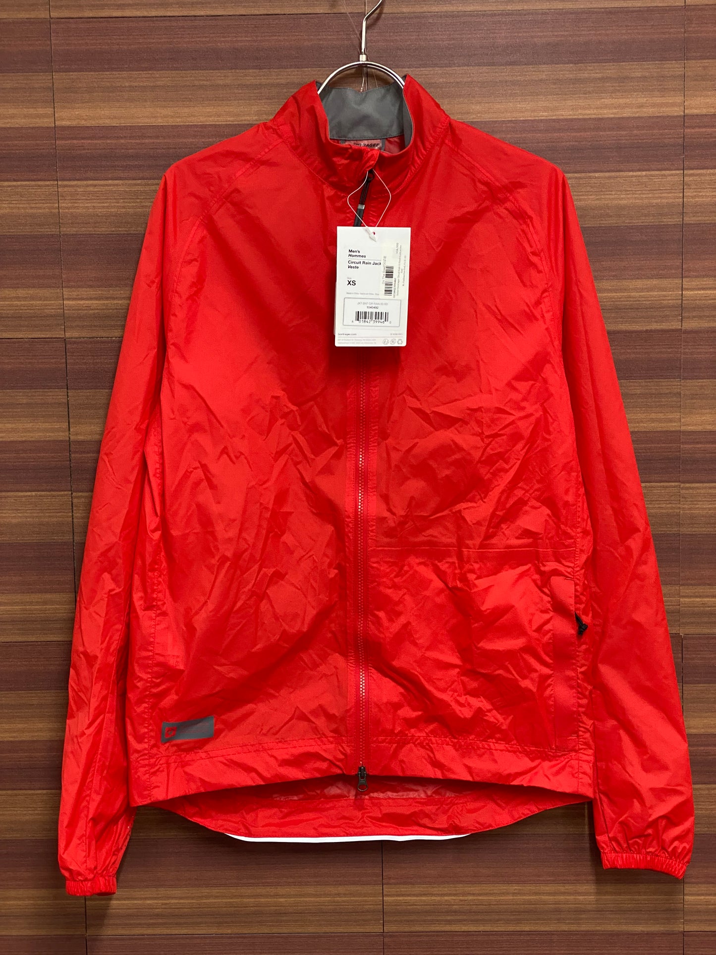 GG856 ボントレガー BONTRAGER Circuit Rain Jacket 長袖 レインジャケット 赤