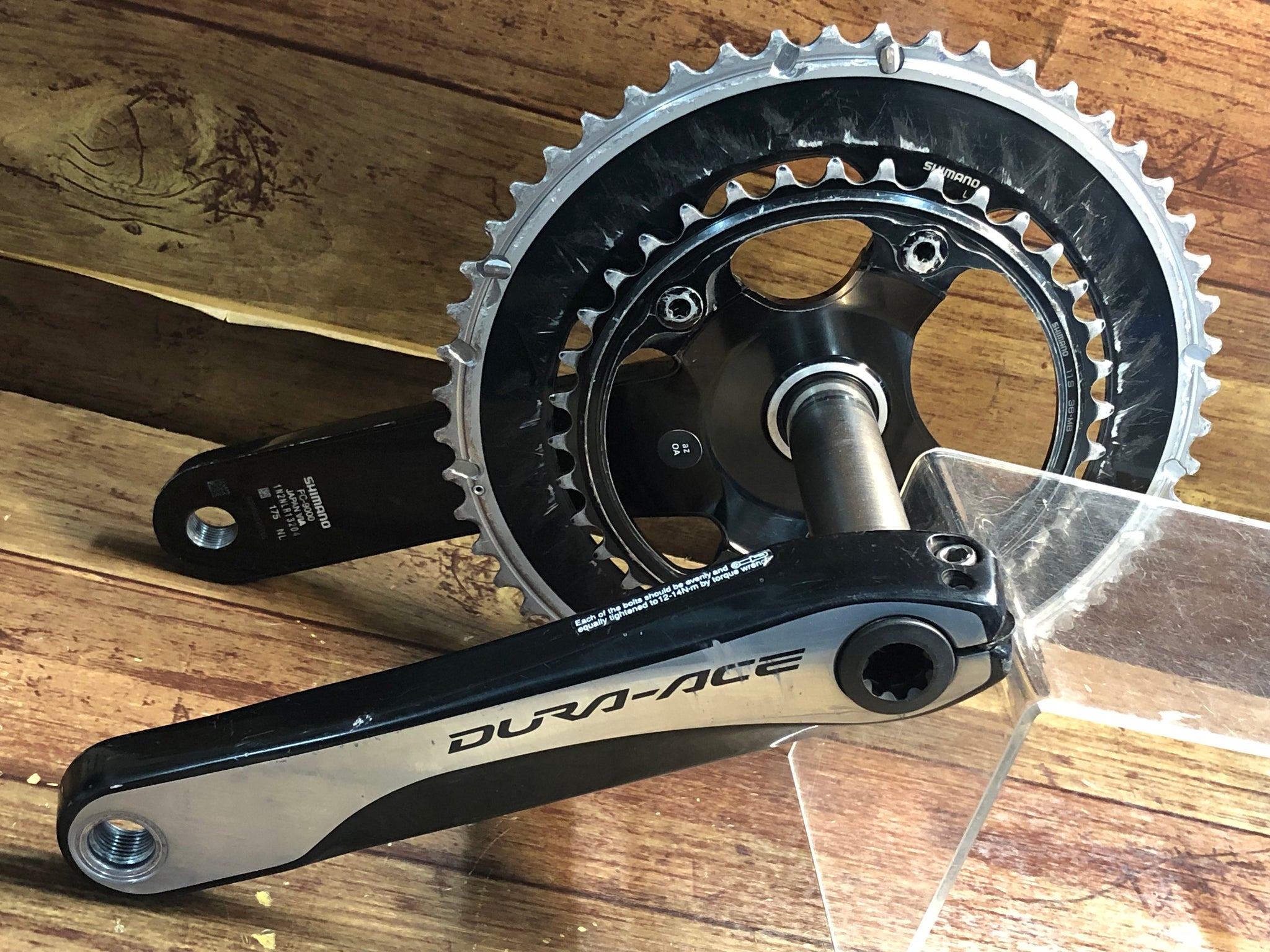 HB436 シマノ SHIMANO デュラエース DURA-ACE FC-9000 175mm 52-36T