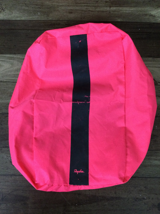 EM185 ラファ Rapha Imperial Works Backpack レインカバー ピンク 色あせ有り 211041417000