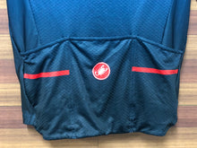 画像をギャラリービューアに読み込む, GF254 カステリ CASTELLI ロッソコルサ 半袖 サイクルジャージ 青 M
