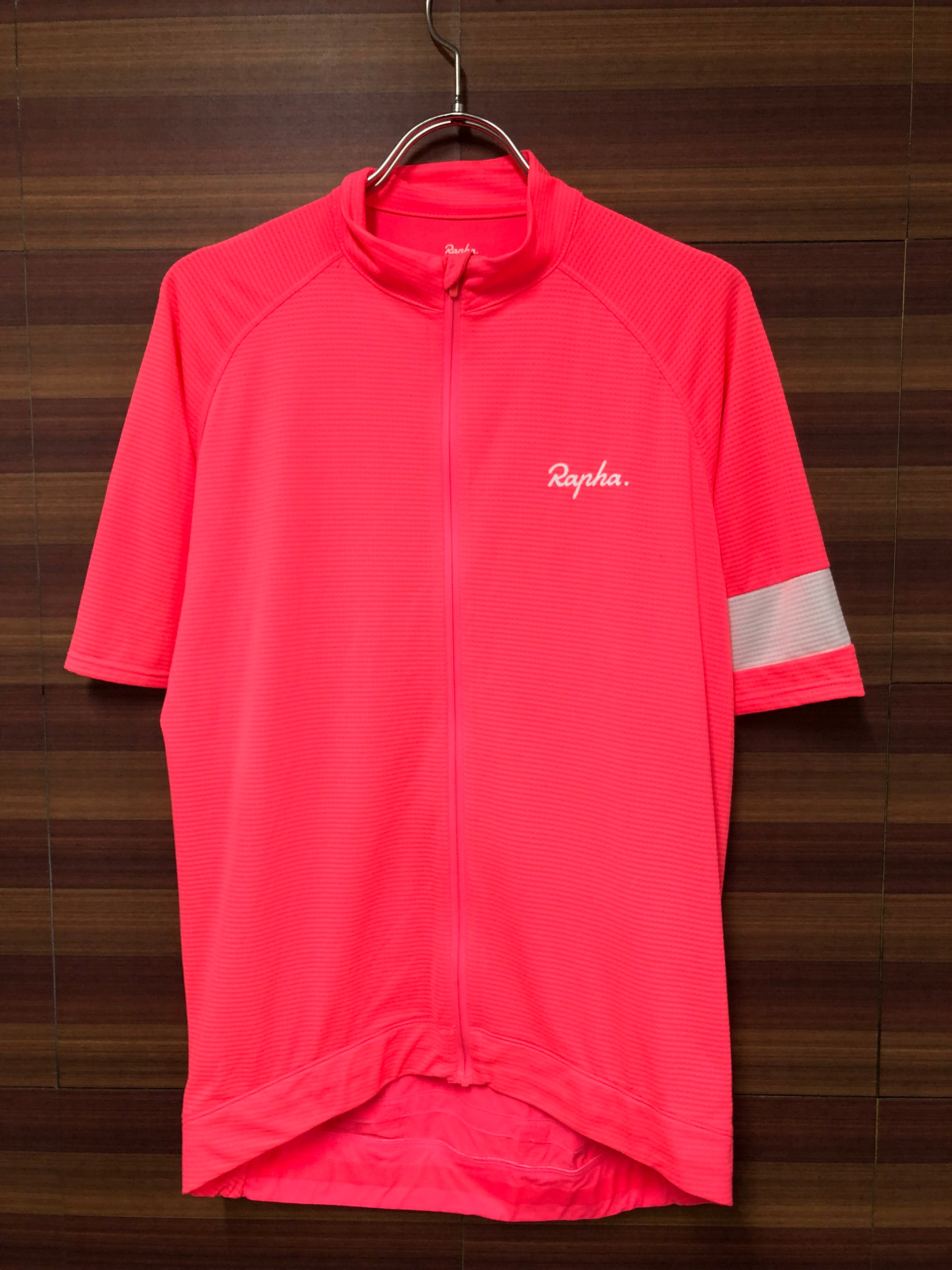 HM116 ラファ Rapha コアライトウェイトジャージ CORE LIGHTWEIGHT JERSEY L ピンク