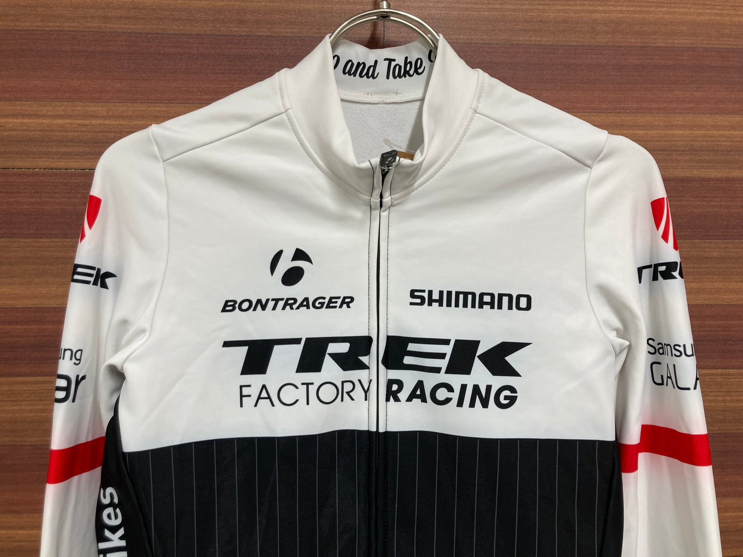 GC434 ボントレガー BONTRAGER トレック TREK レディース 裏起毛 長袖 サイクルジャージ 白黒 M
