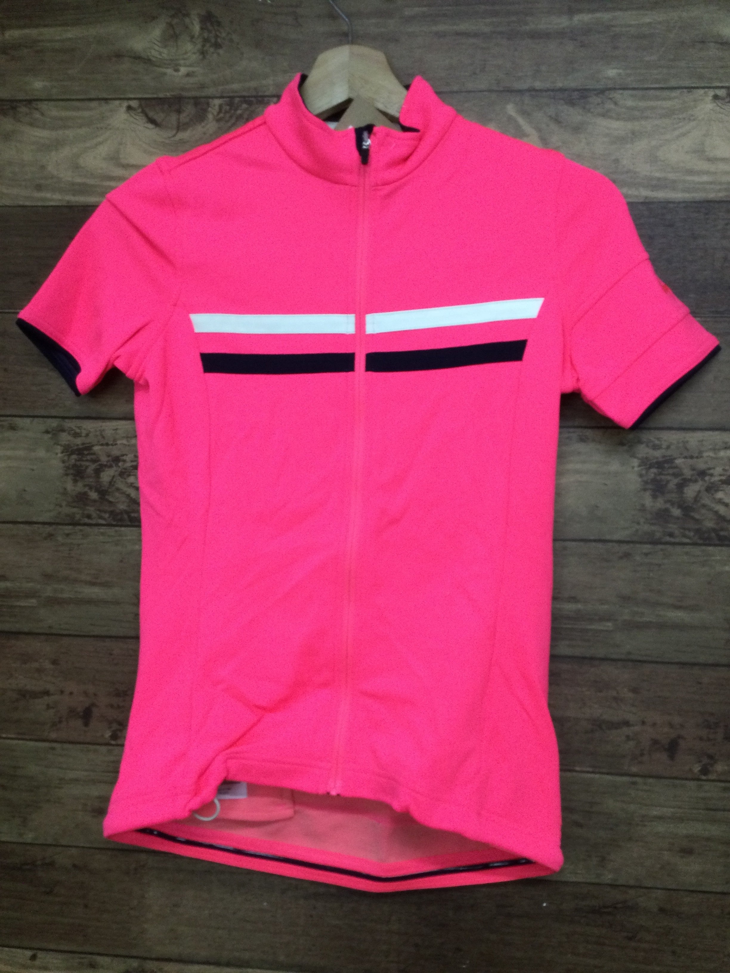 FP536 ラファ Rapha WOMENS SHORT SLEEVE BREVET JERSEY 半袖 サイクルジャージ XS ピンク レディース