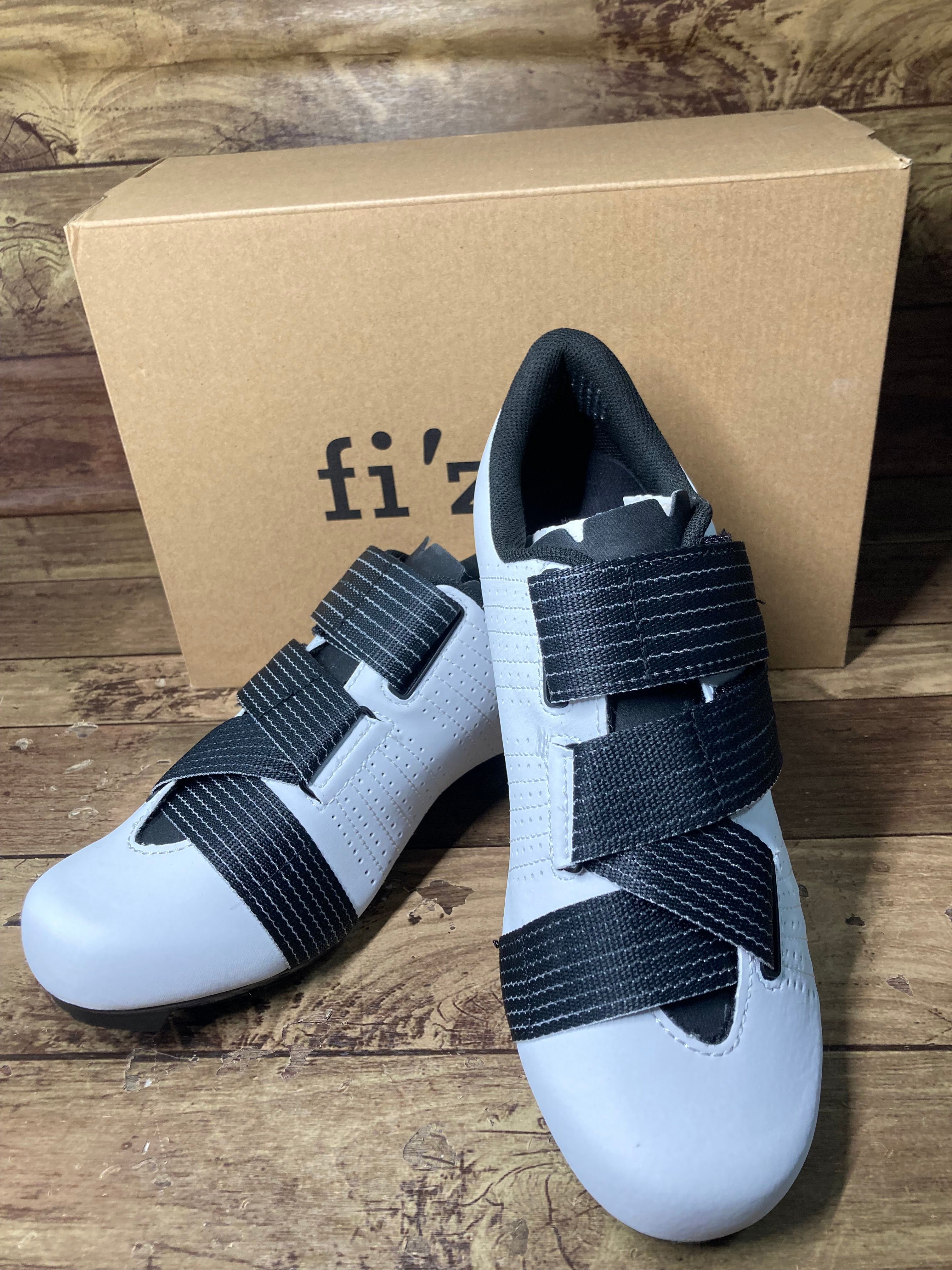 HL011 フィジーク FIZIK パワーストラップ POWERSTRAP R5 ビンディングシューズ SPD-SL EU40 白 ※未使用