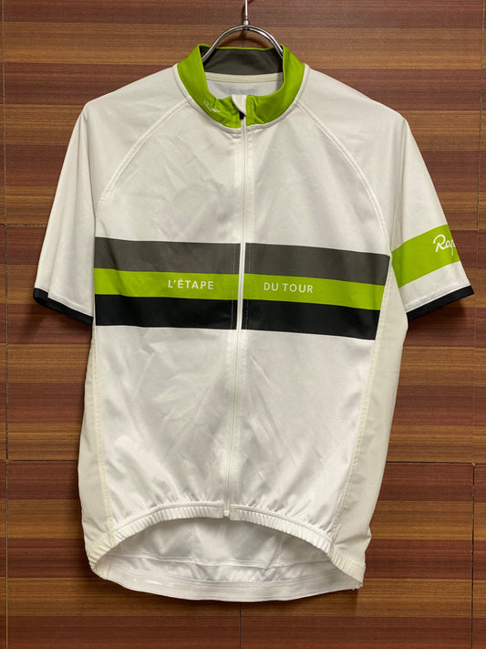 HQ654 ラファ Rapha Etape Acte I Jersey 半袖ジャージ 白 緑 ※サイズ不明、タグカット