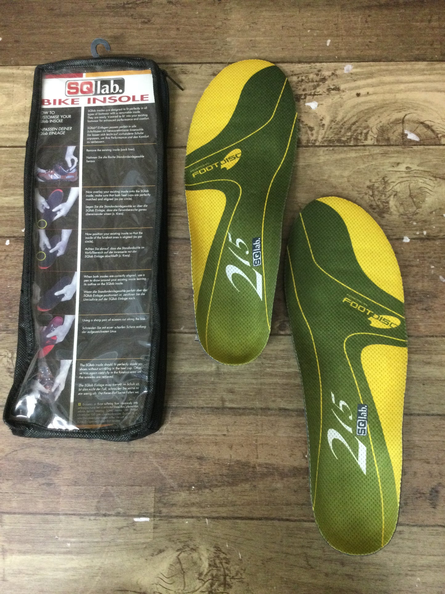 FQ681 SQ lab BIKE INSOLE インソール 215 XL